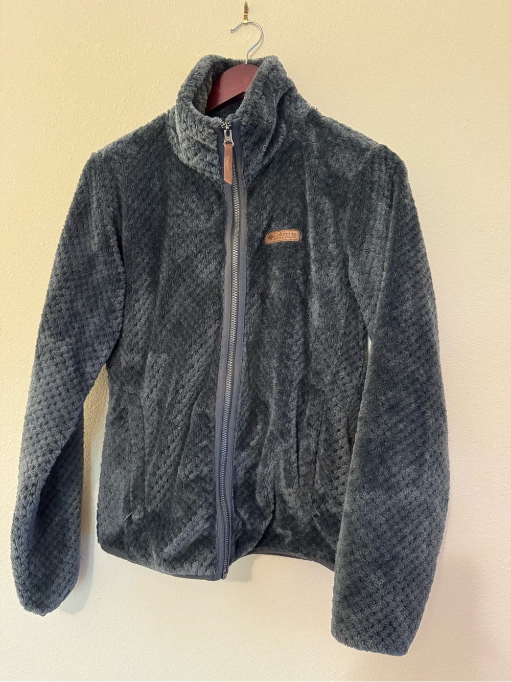 Women’s Plush Full-Zip Jacket - Dark Gray